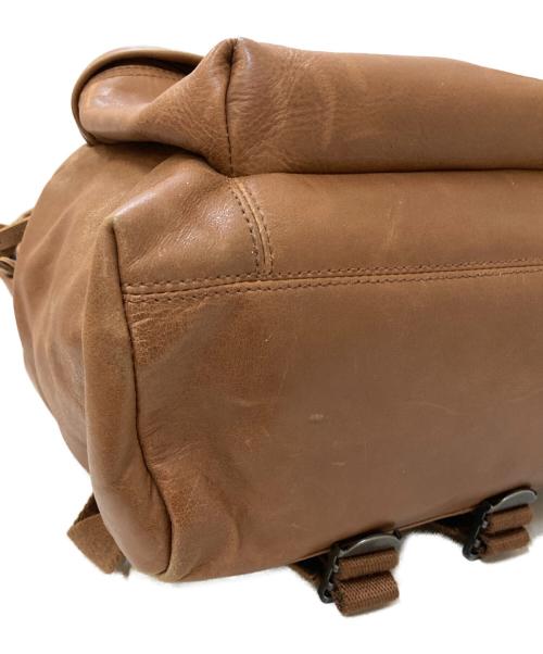 EASTPAK（イーストパック）EASTPAK (イーストパック) レザーデイパック ブラウンの古着・服飾アイテム