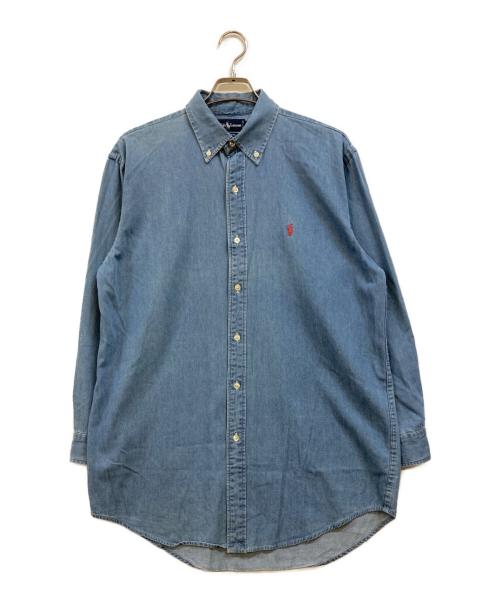 RALPH LAUREN（ラルフローレン）RALPH LAUREN (ラルフローレン) デニムシャツ ブルー サイズ:Ｍの古着・服飾アイテム