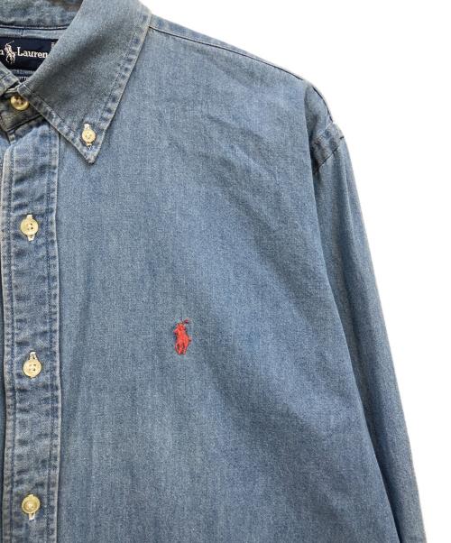 RALPH LAUREN（ラルフローレン）RALPH LAUREN (ラルフローレン) デニムシャツ ブルー サイズ:Ｍの古着・服飾アイテム
