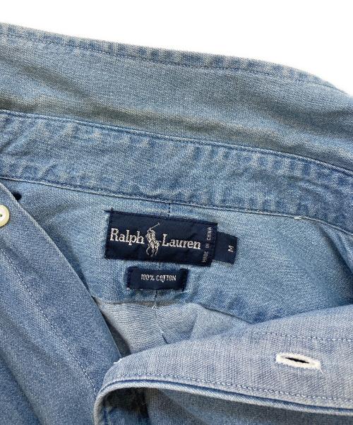 RALPH LAUREN（ラルフローレン）RALPH LAUREN (ラルフローレン) デニムシャツ ブルー サイズ:Ｍの古着・服飾アイテム