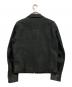 agnes b homme (アニエスベーオム) カウレザージャケット ブラック サイズ:50：80000円