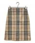 BURBERRY BLUE LABEL（バーバリー ブルー レーベル）の古着「ノバチェックスカート」｜ベージュ