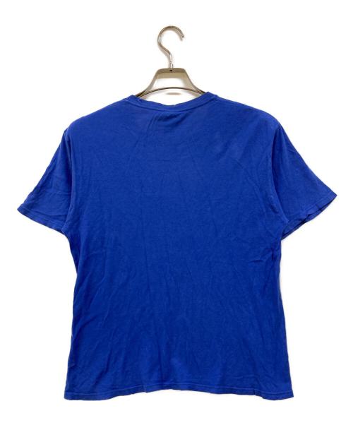 stussy（ステューシー）stussy (ステューシー) slappin curbs プリントTシャツ ブルー サイズ:Sの古着・服飾アイテム