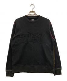stussy（ステューシー）の古着「00'sロゴスウェット」｜ブラック