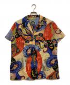 MLMエムエルエム）の古着「60's~70's 総柄シャツ」｜レッド×イエロー