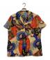 MLM（エムエルエム）の古着「60's~70's 総柄シャツ」｜レッド×イエロー