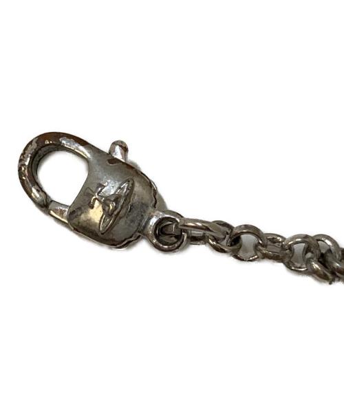 Vivienne Westwood（ヴィヴィアンウエストウッド）Vivienne Westwood (ヴィヴィアンウエストウッド) ハートオーブブレスレット シルバー×ピンク サイズ:下記参照の古着・服飾アイテム