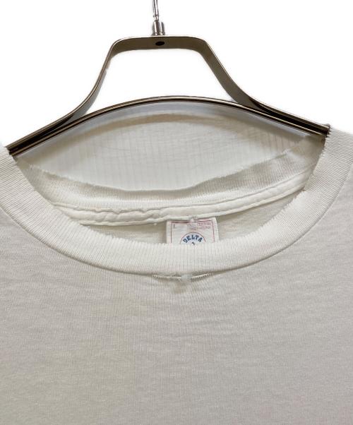 DELTA（デルタ）DELTA (デルタ) 90sプリントTEE ホワイト サイズ:Lの古着・服飾アイテム