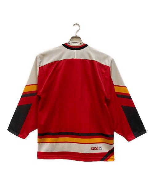 CCM（シーシーエム）CCM (シーシーエム) 90sゲームシャツ レッド サイズ:Ｍの古着・服飾アイテム