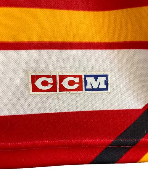 CCM（シーシーエム）CCM (シーシーエム) 90sゲームシャツ レッド サイズ:Ｍの古着・服飾アイテム