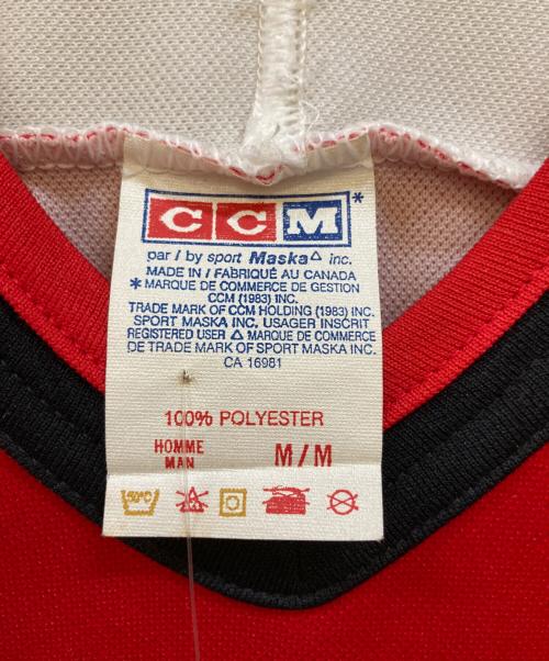 CCM（シーシーエム）CCM (シーシーエム) 90sゲームシャツ レッド サイズ:Ｍの古着・服飾アイテム