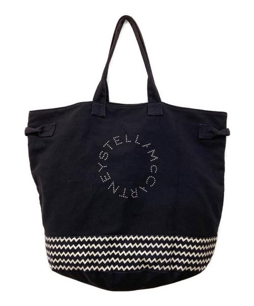 STELLA McCARTNEY（ステラマッカートニー）STELLA McCARTNEY (ステラマッカートニー) キャンバストートバッグ ブラックの古着・服飾アイテム