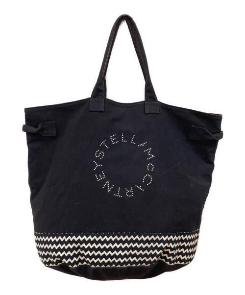 STELLA McCARTNEY（ステラマッカートニー）STELLA McCARTNEY (ステラマッカートニー) キャンバストートバッグ ブラックの古着・服飾アイテム