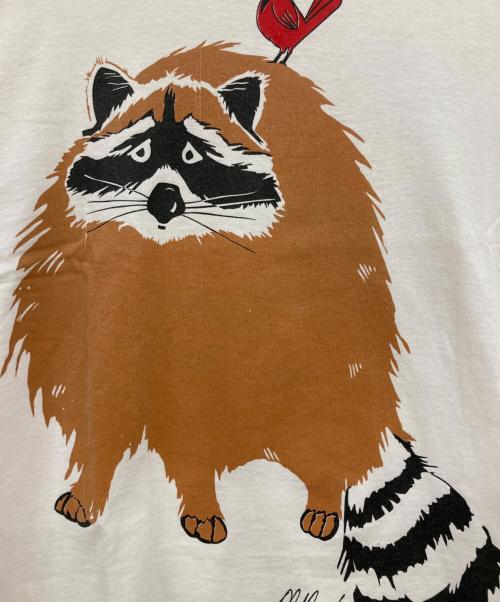 FRUIT OF THE LOOM（フルーツオブザルーム）FRUIT OF THE LOOM (フルーツオブザルーム) 90's 両面アニマルプリントTシャツ ピンク サイズ:XLの古着・服飾アイテム