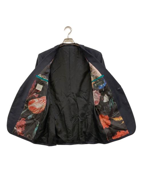 PAUL SMITH（ポールスミス）Paul Smith (ポールスミス) 19AW SOHO FIT 裏地花柄スーツ ネイビー サイズ:L2の古着・服飾アイテム