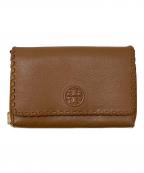 TORY BURCHトリーバーチ）の古着「レザーショルダーウォレット」｜ブラウン