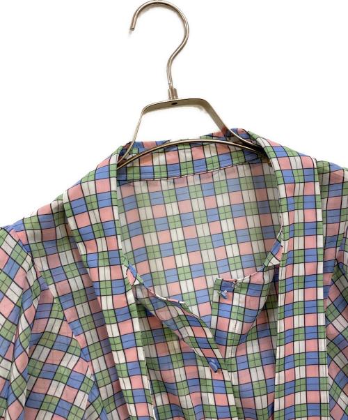 Rene（ルネ）Rene (ルネ) チェックボウタイシャツブラウス マルチカラー サイズ:36の古着・服飾アイテム