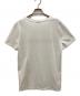 CELINE (セリーヌ) La Peau Nue フロッキープリント Tシャツ ホワイト サイズ:Ｍ：18000円