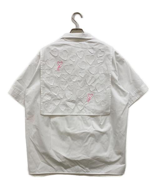 shirocon yori（シロコン ヨリ）shirocon yori (シロコン ヨリ) playful セーラーシャツ ホワイト サイズ:38の古着・服飾アイテム