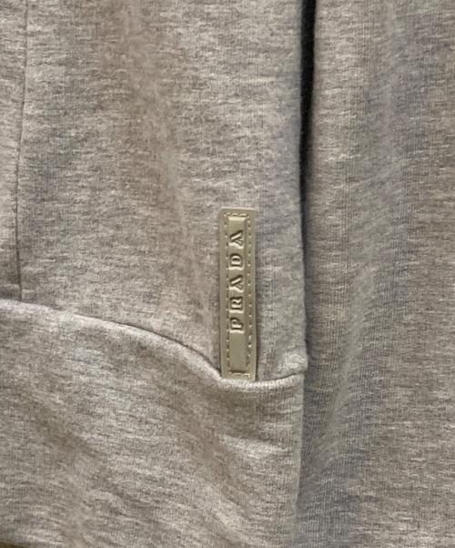 PRADA（プラダ）PRADA (プラダ) ジップアップパーカー グレー サイズ:Ｍの古着・服飾アイテム