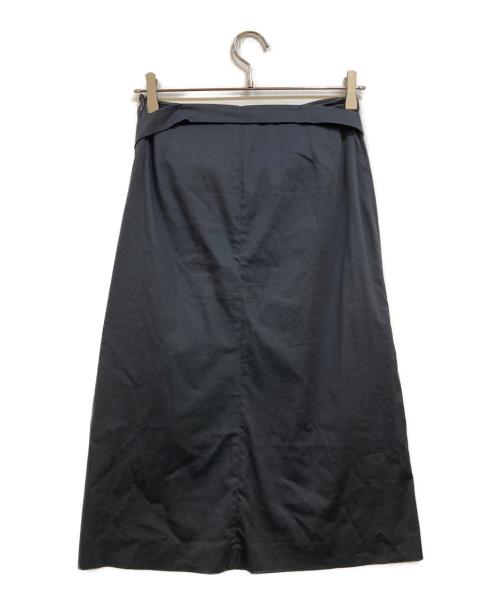 JIL SANDER（ジルサンダー）JIL SANDER (ジルサンダー) バックベルト ロングスカート ブラック サイズ:34の古着・服飾アイテム
