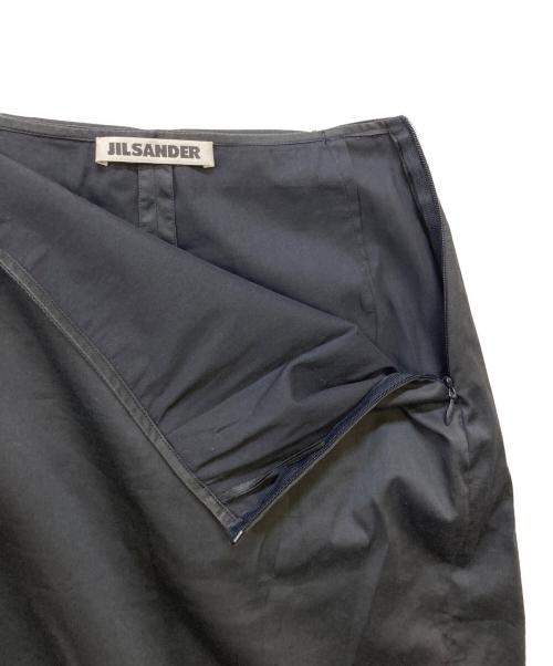JIL SANDER（ジルサンダー）JIL SANDER (ジルサンダー) バックベルト ロングスカート ブラック サイズ:34の古着・服飾アイテム