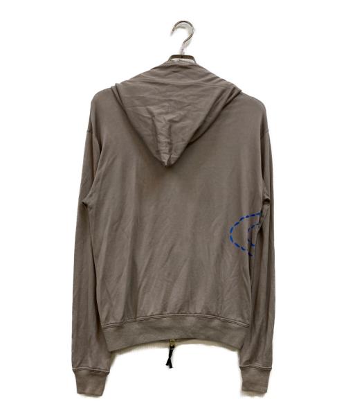 Vivienne Westwood man（ヴィヴィアン ウェストウッド マン）Vivienne Westwood man (ヴィヴィアン ウェストウッド マン) ビッグオーブ フルジップパーカー ベージュ サイズ:44の古着・服飾アイテム