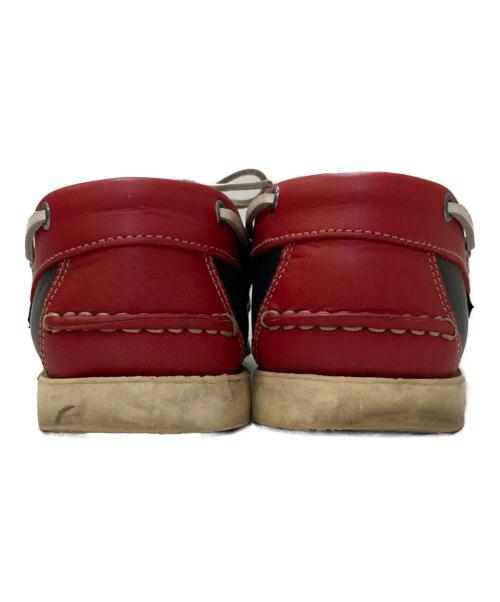 PARABOOT（パラブーツ）PARABOOT (パラブーツ) BARTH トリコロールデッキシューズ ホワイト サイズ:8の古着・服飾アイテム