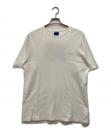 KENZO JEANS（ケンゾージーンズ）の古着「バックハイビスカス刺繍tシャツ」｜ホワイト