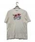 KENZO JEANS (ケンゾージーンズ) バックハイビスカス刺繍tシャツ ホワイト サイズ:Ｆ：6000円