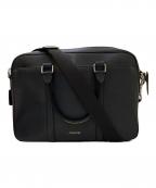 COACHコーチ）の古着「2WAYレザーブリーフケース」｜ネイビー