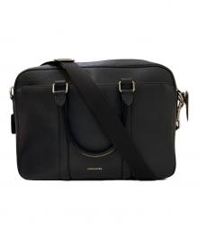 COACH（コーチ）の古着「2WAYレザーブリーフケース」｜ネイビー