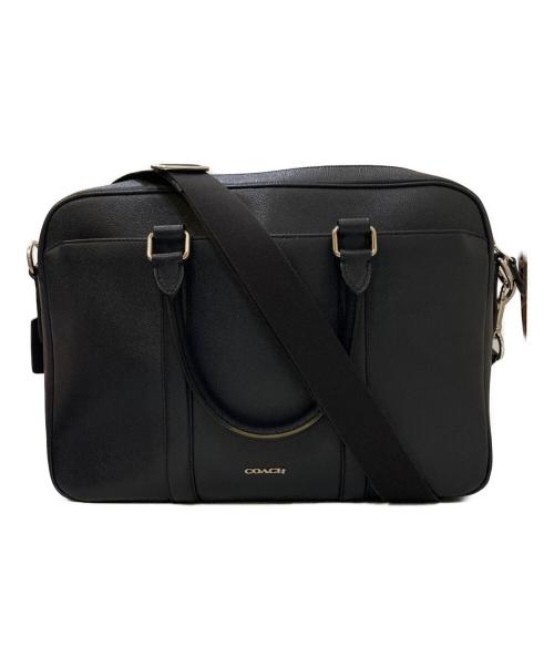 COACH（コーチ）COACH (コーチ) 2WAYレザーブリーフケース ネイビーの古着・服飾アイテム