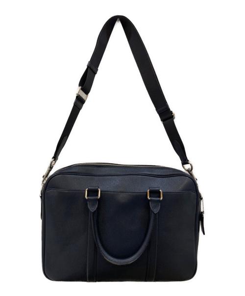 COACH（コーチ）COACH (コーチ) 2WAYレザーブリーフケース ネイビーの古着・服飾アイテム