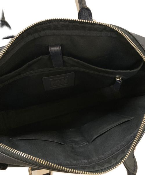 COACH（コーチ）COACH (コーチ) 2WAYレザーブリーフケース ネイビーの古着・服飾アイテム