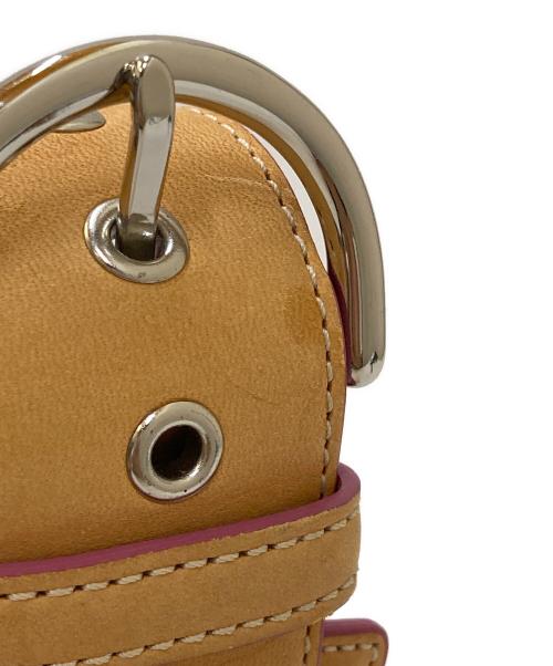 COACH（コーチ）COACH (コーチ) シグネチャー ワンショルダーバッグ ピンクの古着・服飾アイテム