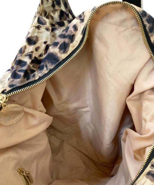 STELLA McCARTNEY（ステラマッカートニー）STELLA McCARTNEY (ステラマッカートニー) レオパードトートバッグ ベージュ×ブラックの古着・服飾アイテム