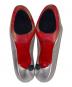 中古・古着 Christian Louboutin (クリスチャン・ルブタン) リボンヒールパンプス シルバー サイズ:36 1/2：8000円