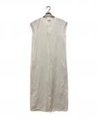 DEUXIEME CLASSEドゥーズィエム クラス）の古着「CELERI Sleeveless ワンピース」｜ホワイト