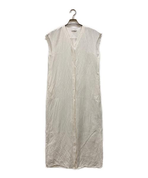 DEUXIEME CLASSE（ドゥーズィエム クラス）Deuxieme Classe (ドゥーズィエム クラス) CELERI Sleeveless ワンピース ホワイト サイズ:Ｆ 未使用品の古着・服飾アイテム