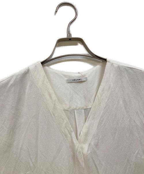 DEUXIEME CLASSE（ドゥーズィエム クラス）Deuxieme Classe (ドゥーズィエム クラス) CELERI Sleeveless ワンピース ホワイト サイズ:Ｆ 未使用品の古着・服飾アイテム