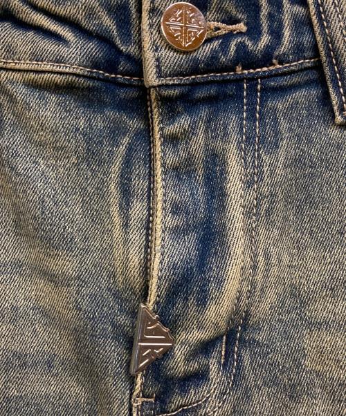 GUAPI（グアピ）GUAPI (グアピ) FADED CROSS DENIM SHORTS インディゴ サイズ:W32　(81㎝)の古着・服飾アイテム
