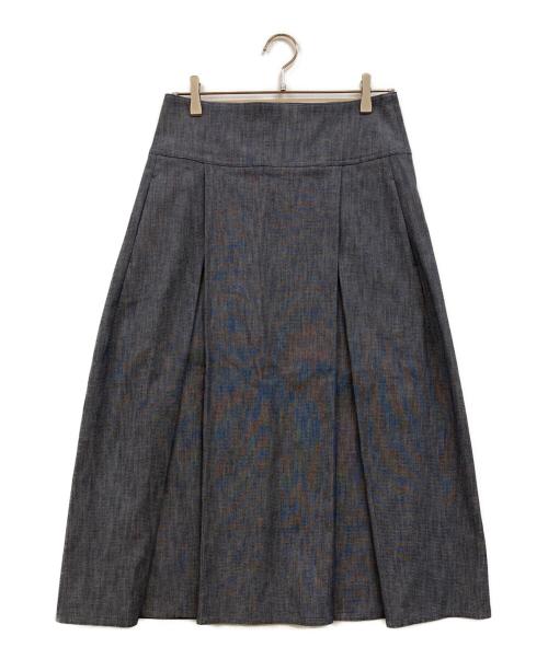 DRAWER（ドゥロワー）Drawer (ドゥロワー) ロングスカート グレー サイズ:38の古着・服飾アイテム