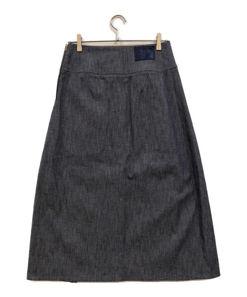DRAWER（ドゥロワー）Drawer (ドゥロワー) ロングスカート グレー サイズ:38の古着・服飾アイテム