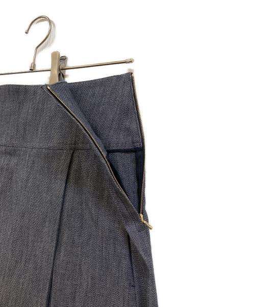 DRAWER（ドゥロワー）Drawer (ドゥロワー) ロングスカート グレー サイズ:38の古着・服飾アイテム