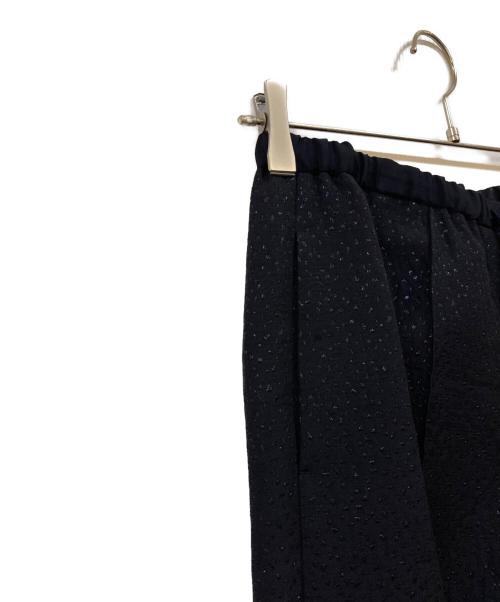 DRAWER（ドゥロワー）Drawer (ドゥロワー) ジャガードイージーパンツ ネイビー サイズ:38の古着・服飾アイテム