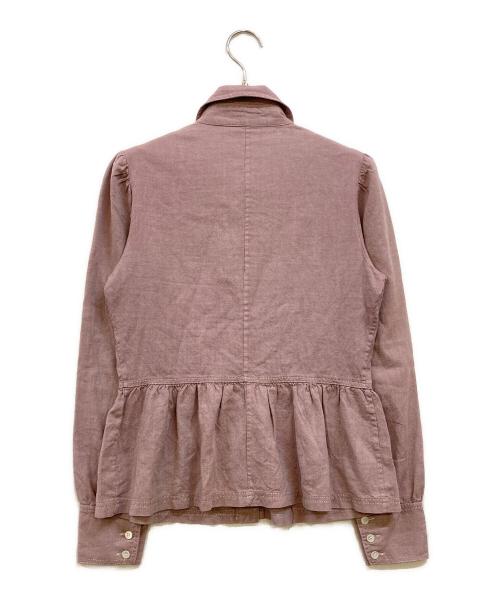 MIU MIU（ミュウミュウ）MIU MIU (ミュウミュウ) フレアシャツブラウス ピンク サイズ:40の古着・服飾アイテム