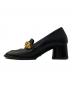 GUCCI (グッチ) チェーンビット ハイヒールパンプス ブラック サイズ:34 1/2：18000円