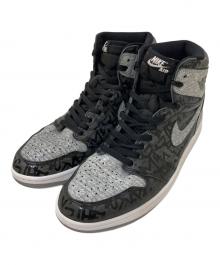 NIKE（ナイキ）の古着「Air Jordan 1 High OG "Rebellionaire"」｜ブラック×グレー