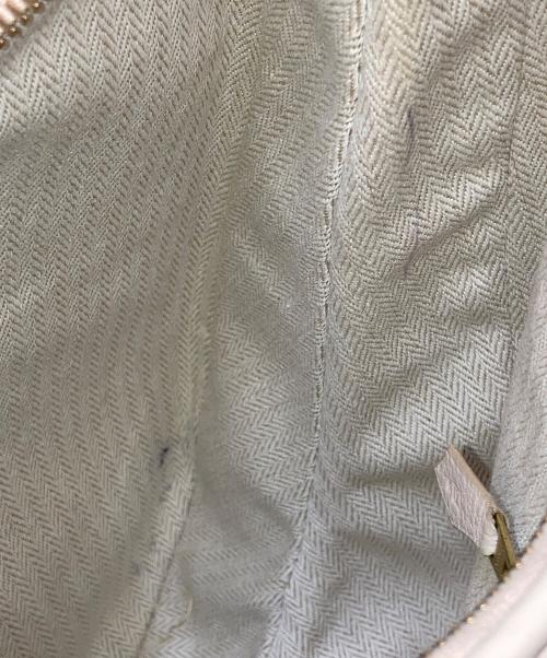 HERMES（エルメス）HERMES (エルメス) ガオ レザーワンショルダーバッグ アイボリーの古着・服飾アイテム